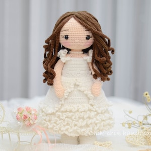 Modèle au crochet des jeunes mariés, modèle de mariage au crochet, PDF English, Français image 7