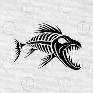 fish skeleton svg-Fish drawing png- fish svg for cricut- fish silhouette- fish drawing dxf Fish svg for cricut - fish svg pdf png eps files