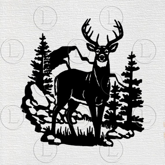 Download Deer SVG Deer png Deer Silhouette Deer animal Svg For | Etsy