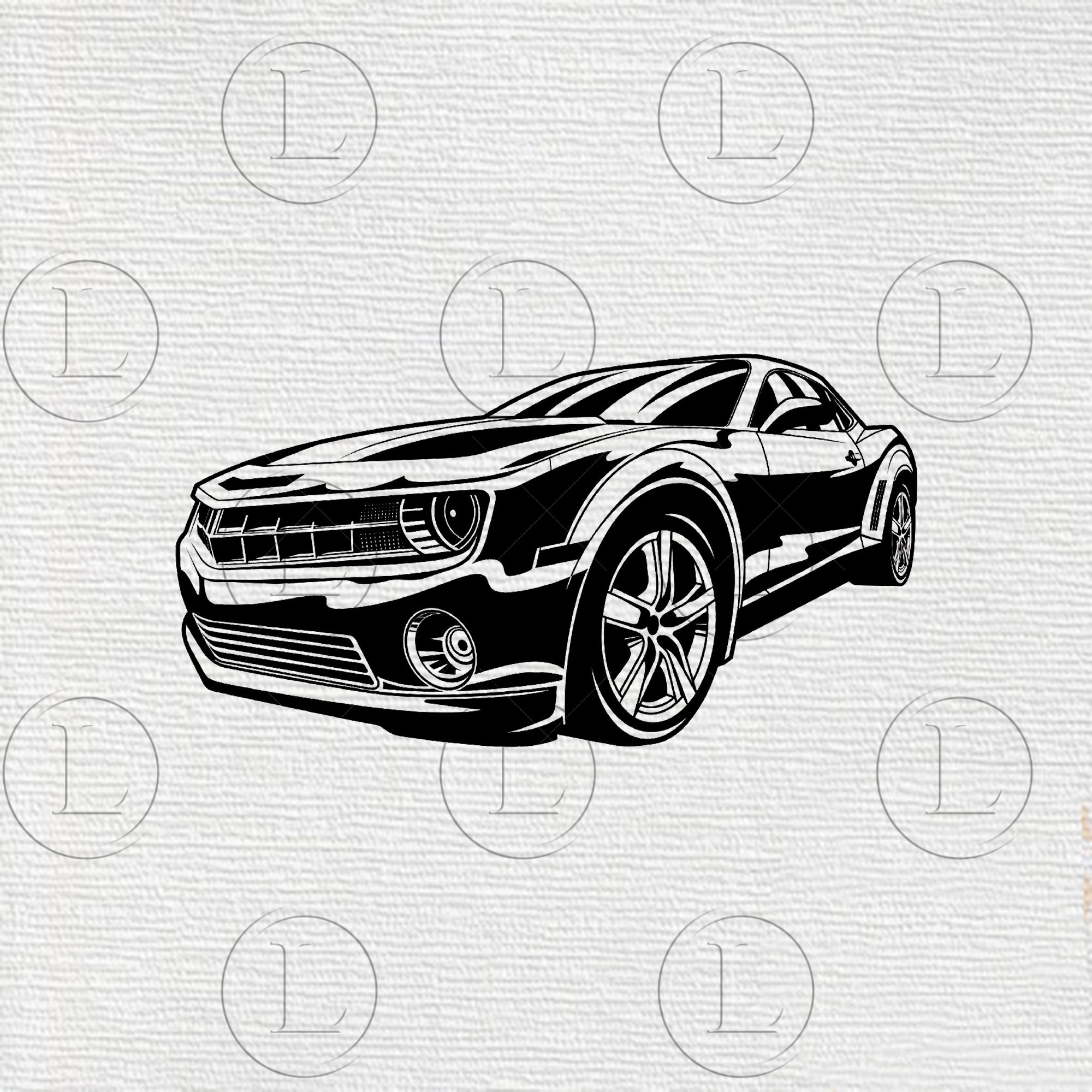 Camaro Svg Camaro Vector Graphics Camaro Silhouette Camaro | Etsy