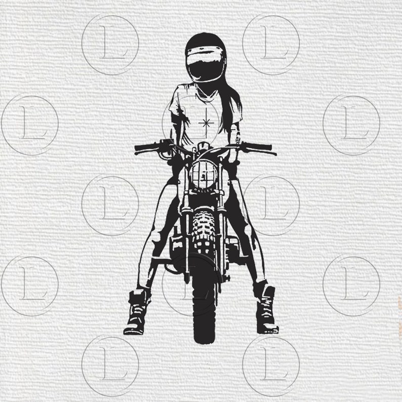 Download Biker girl svg-Biker chick svg Women on Motorcycles png ...