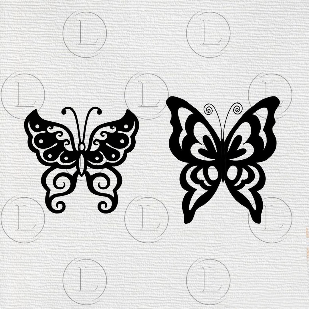 Butterfly Svg Butterfly Tattoo-svg for Cricut for Silhouette - Etsy