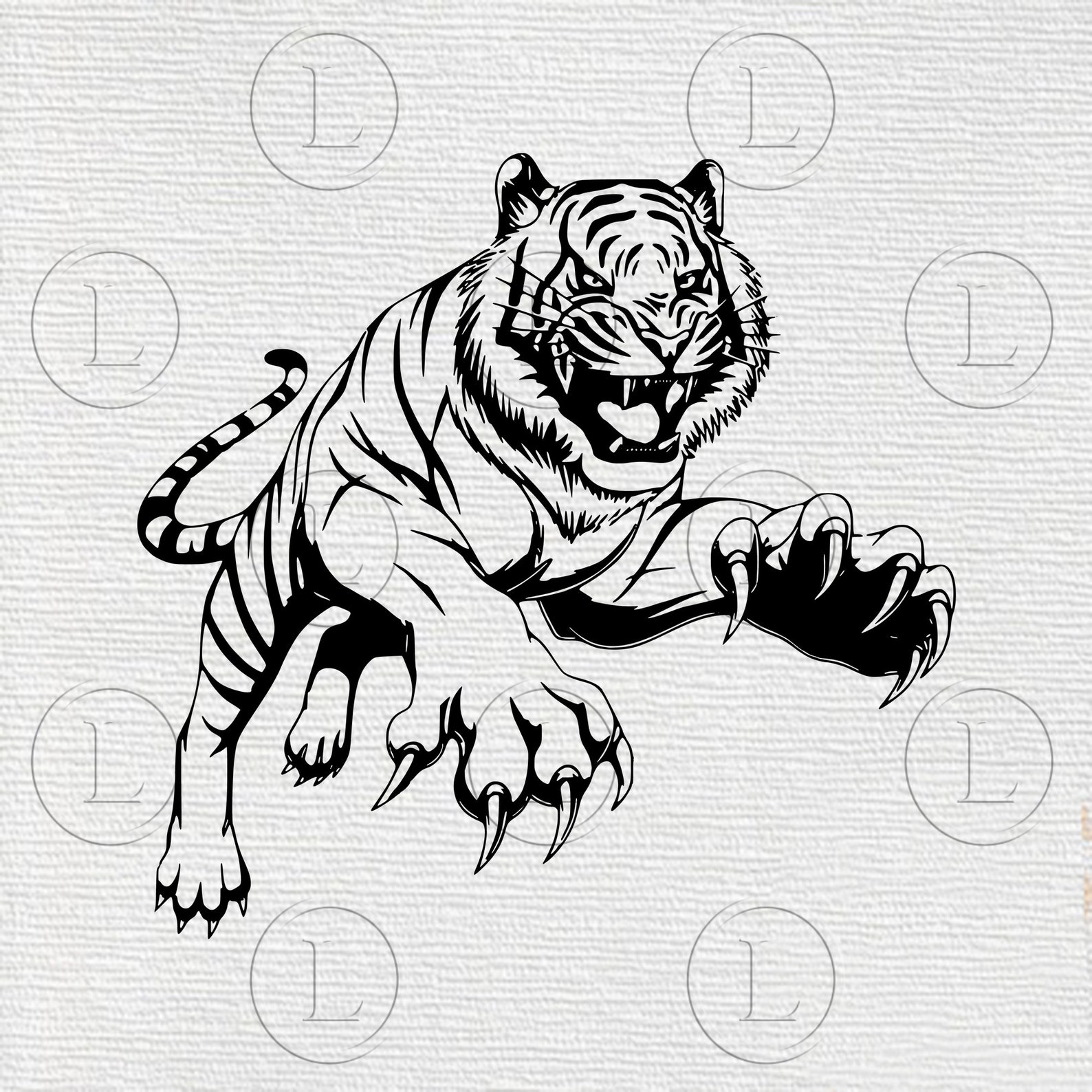 Tiger Svg File - Tiger Svg - Tiger Animals -tiger - Animals Clip Art ...