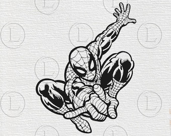 Spiderman svg- spider png-Spiderman superhero clipart movie cartoon -svg for cricut-Spiderman vector graphics- Spiderman png-dxf-pdf