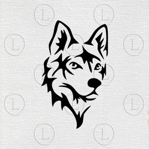 Wolf svg -Wolf svg  vector graphics- Wolf  animal clip art- Wolf  svg for cricut-Wolf silhouette svg-Wolf drawing svg- Svg Png DXF files