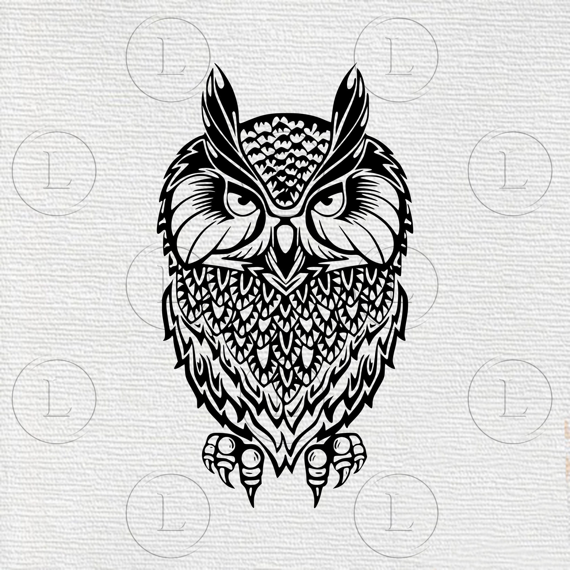 Owl svg - Owl vector graphics- Bird svg- Owl  drawing svg - Owl  svg for cricut -  Owl  illustration