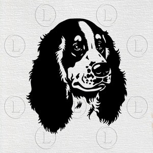 Cocker Spaniel svg-Cocker Spaniel dog drawing svg-Cocker Spaniel svg for cricut-Cocker Spaniel silhouette svg-Cocker Spaniel animal clip art