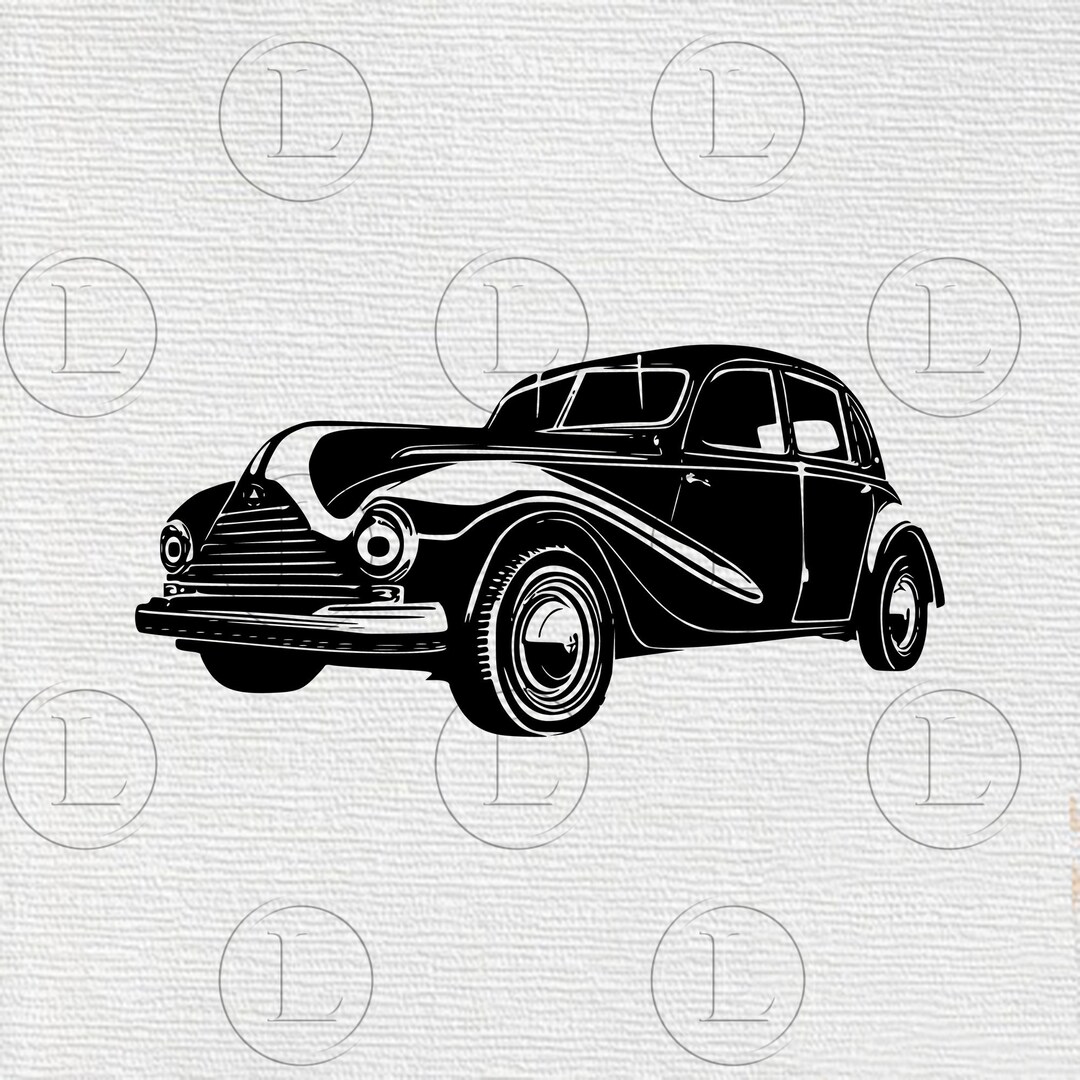 Old Car Silhouette Old Car Svg Old Car Design Old Car PNG Car Il 1080xN.2010647082 Trse