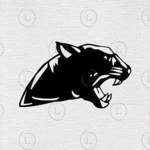 Black panther SVG- panther Tattoo Animals Clip art - Svg Cricut - For Silhouette - DXF - EPS