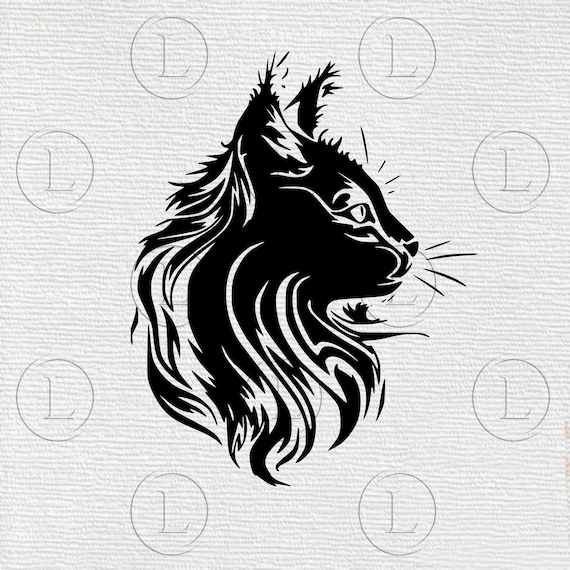 Cat Face Svg Cat Vector Graphics-cat Animal Clip Art Cat | Etsy