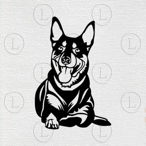 German shepherd SVG - German shepherd EPS-German shepherd animal-German shepherd Dog- Svg For Cricut - For Silhouette - DXF