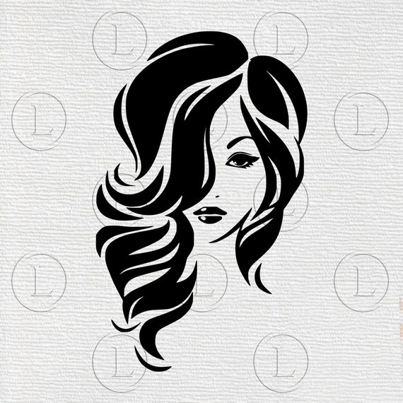 Download Hair Salon Svg File Woman Svg Beautiful Woman Beautiful Etsy