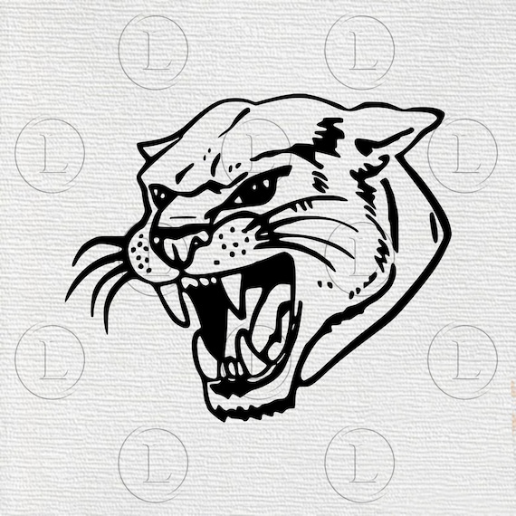 Panther SVG panther Tattoo panther Stickers svg Animals | Etsy