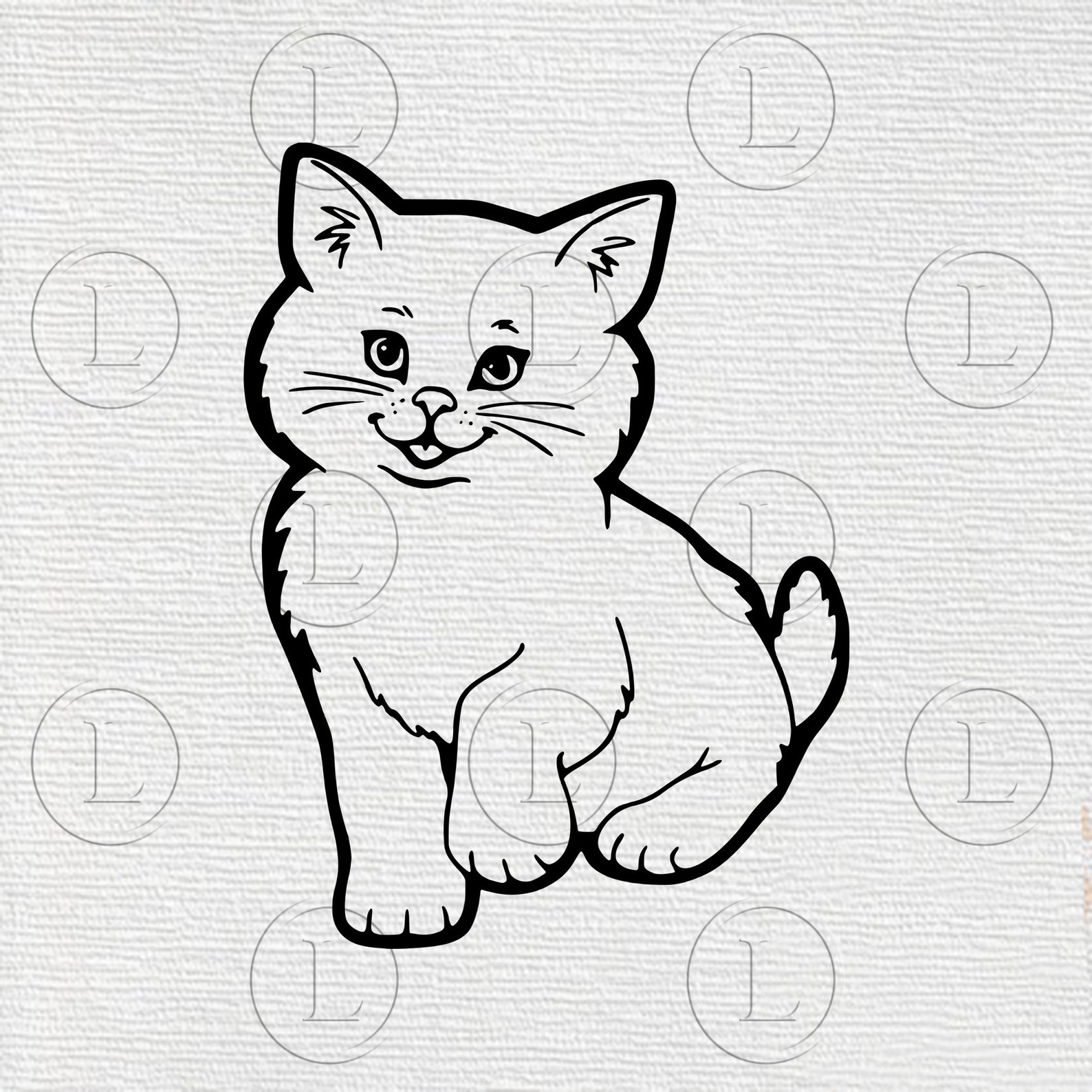 Kitty Svg-kitty Stickers Svg File-kitty Png Transparent kitty - Etsy