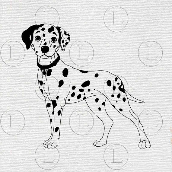 Download Dalmatian Dog Vector Graphics Animal Clip Art Dog Silhouette Svg Eps Dxf Png