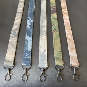 Digital Military Lanyards, AOR1, AOR2, ACU, ABU, Navy Digital