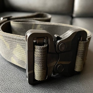 Military Belt: 1.5” Multicam, Multicam Black, Kryptek Highlander