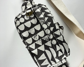 Sling Bag Waist Pack Modern Print Organic Cloud9 Canvas