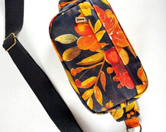 Sling Bag Waist Pack Floral Print Summer Fall