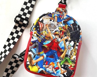 Anime Pirate Characters Colorful Fun Sling Bag Summer