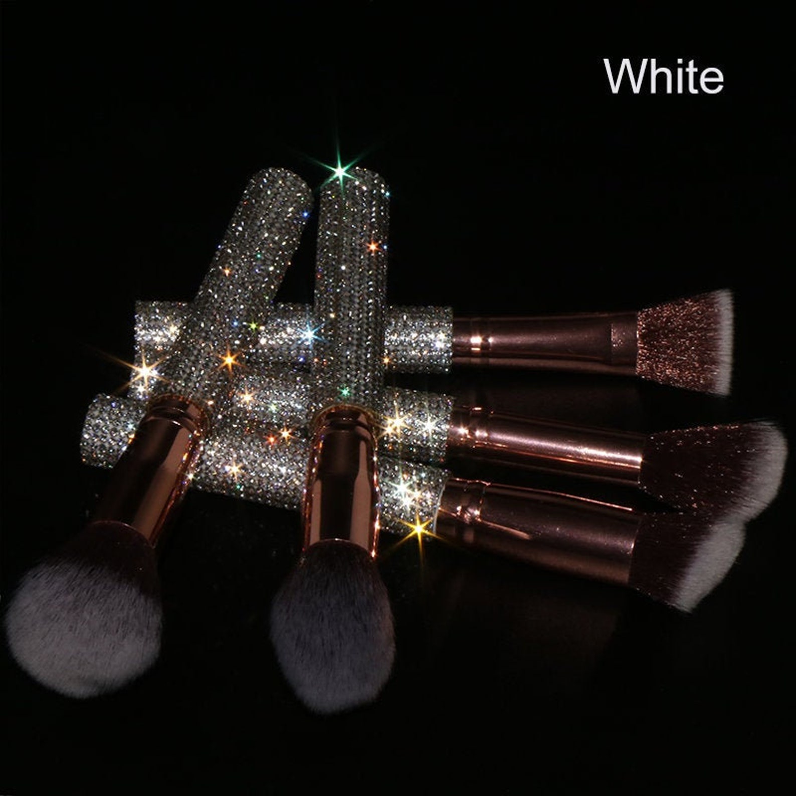 Limited Time Offer Glitter Makeup Brush Set 5 Piece/Set Etsy