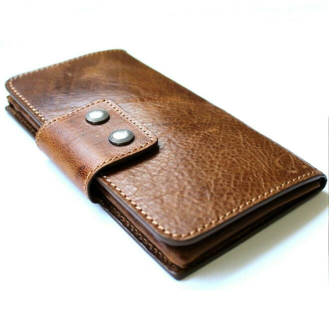 Genuine Handmade Leather Case for Samsung Galaxy Z Fold 2 5G Etsy