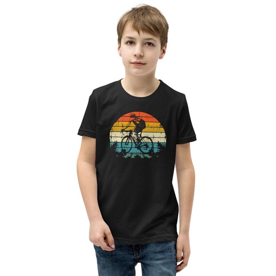 Mountain Bike Retro Style Graphic T-Shirt For Bicycle Riders Mountain Bike Retro Style Graphic T-Shirt For Bicycle Riders