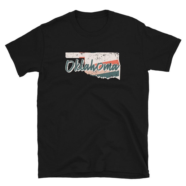 Oklahoma Unisex shirt/ Gift From Oklahoma/ Oklahoma State T-shirt/ Oklahoma Souvenir Gift/ Oklahoma State Map Shirt/ Oklahoma Lovers Gift