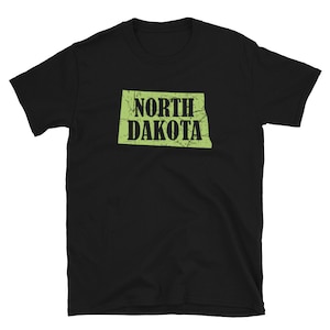 North Dakota Unisex TShirt / North Dakota Home Shirt / North Dakota State / North Dakota Liebhaber Tees / North Dakota stolz / Home Shirt / Zustand t-Shirt