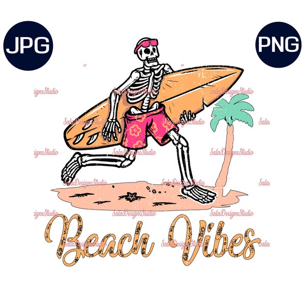 beach vibes png, summer vibes png jpg, Summer Sublimation designs downloads, men women beach shirts, Summer png, cool skull summer png