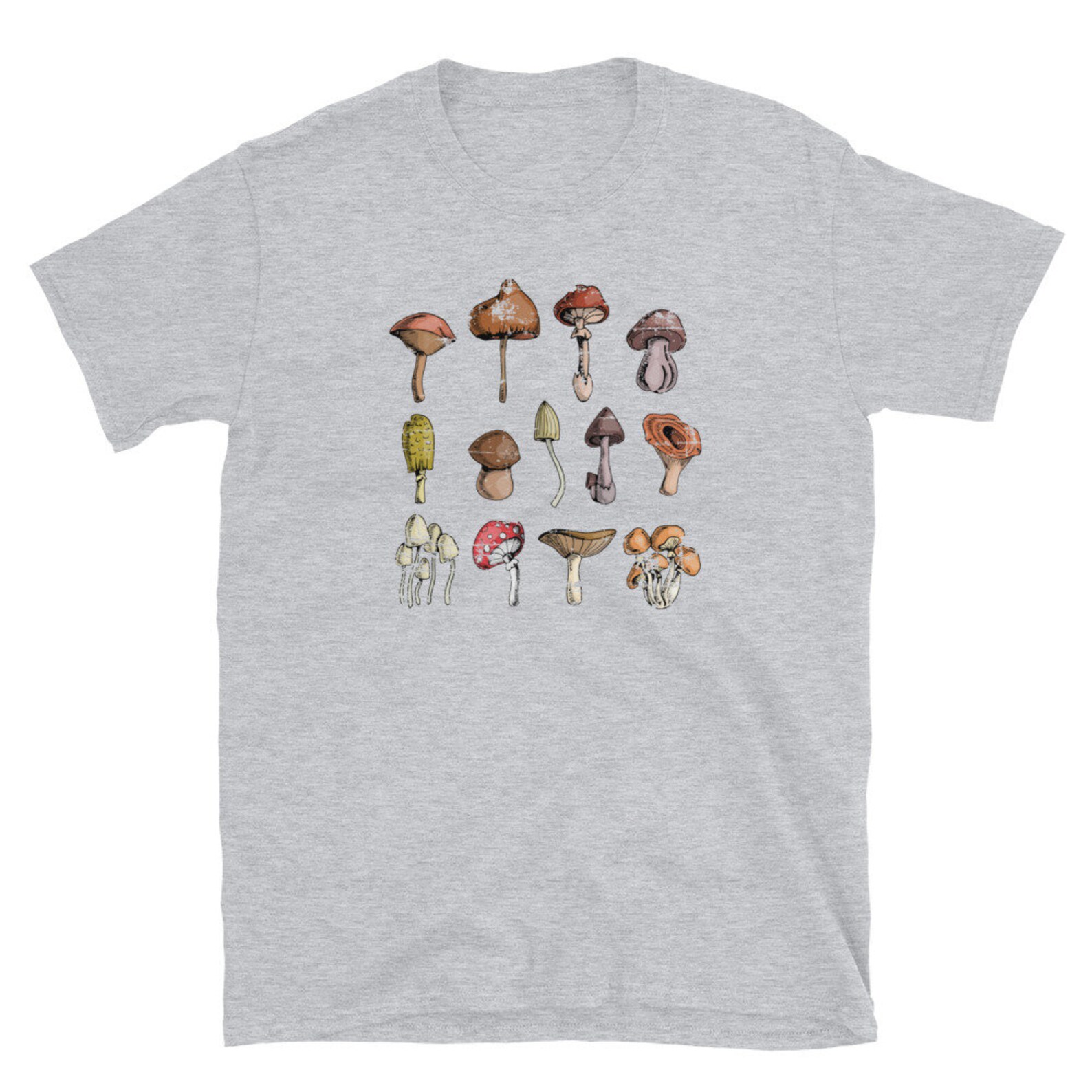 Vintage Psychedelic Mushroom Unisex Tshirt/ Mushrooms Shirt/ Etsy