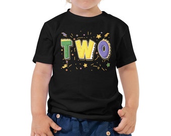 Toddler Boy's Second Birthday shirt, Two Birthday Shirt, 2nd Birthday Boy, Second Birthday tee, I'm Two shirt, Second Birthday Outfit girls