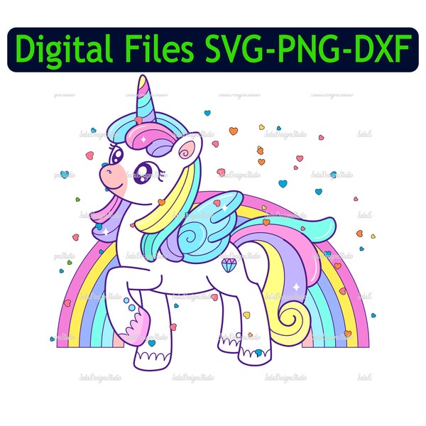 Unicorn SVG, Cute unicorn png svg, unicorn shirt svg, baby Unicorn svg Dxf, Unicorn Birthday Svg, Unicorn Horn SVG Dxf, kids svg, kids png