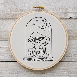Embroidery & Flocking Mushroom Knit Jumper