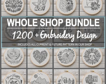 1200+ Hand Embroidery Pattern Bundle ,Access lifetime, Embroidery Bundle Pack , Special OFFER ,Bundle Embroidery Pattern ,instant download