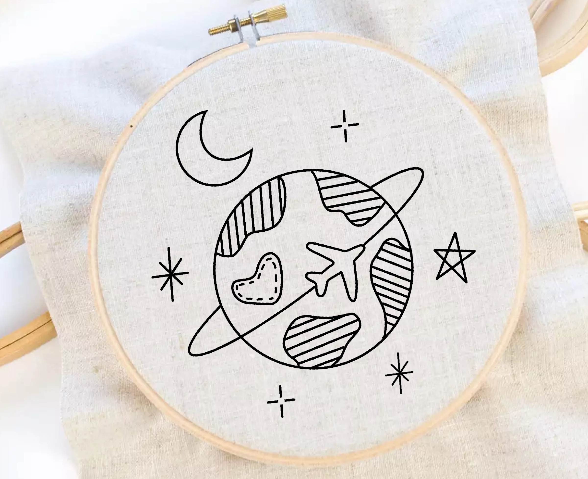 【amour様】planet3rd hand embroidery best Amazing Love Embroidery Pattern 😍❤️ || Embroidery For