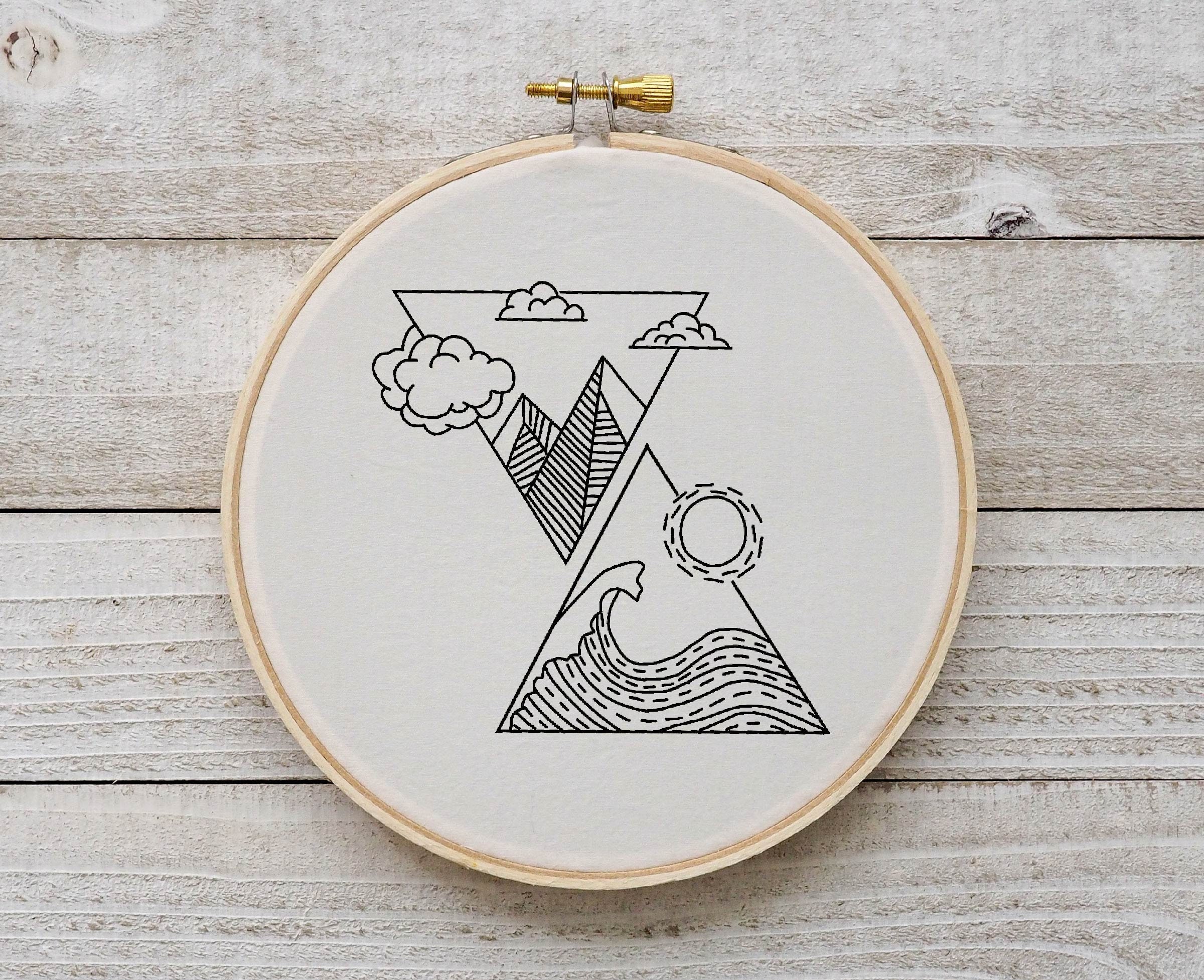 山の刺繍画 山と植物の刺繍 | 真田 緑 |本 | 通販 | Amazon