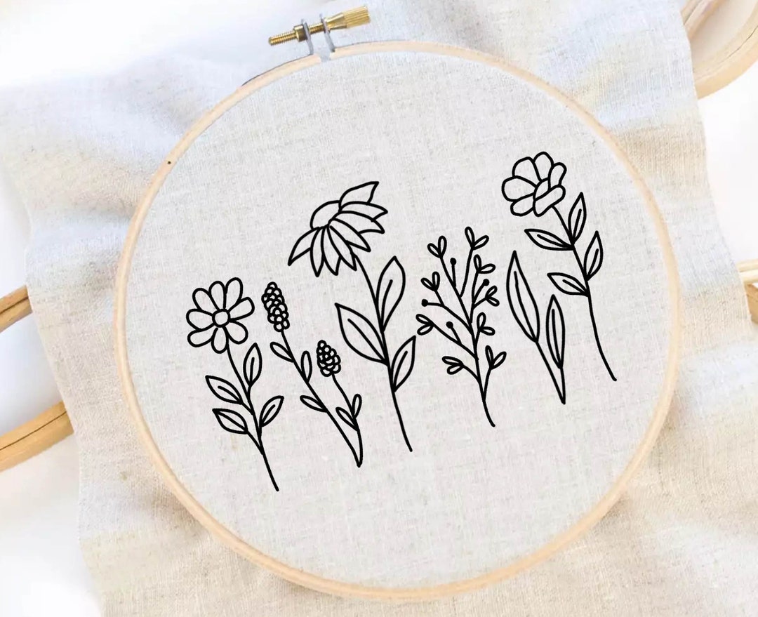 wildflower-embroidery-pattern-flower-embroidery-wild-flower-embroidery-embroidery-pattern-pdf-instant-download-etsy