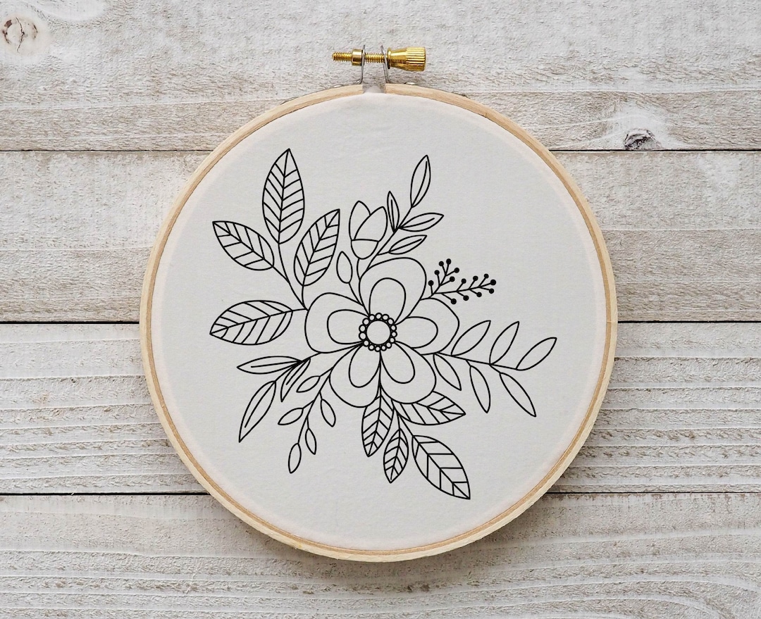 Flower Embroidery Pattern Floral Embroidery Pattern Flower Hoop Art Flower Hand Embroidery Pattern PDF Instant Download - Etsy flower-embroidery-pattern-floral-embroidery-pattern-flower-hoop-art-flower-hand-embroidery-pattern-pdf-instant-download-etsy