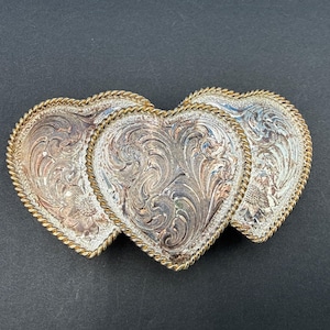 Montana Silversmith Heart Buckle - Etsy display picture 3