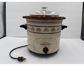 thumbnail image 2 of Genuine Rival Crock-Pot Lid - 7.75 Inch Clear Plastic Top For Models 3100-3150 2 of 4