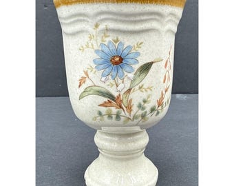 Copa de vino china Mikasa Blue Daisies VTG (descontinuada)