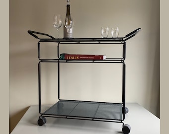 Serving Trolley/Tray uit de vroege jaren 90 door IKEA design door Niels Gammelgaard. vintage - Decor - Tomado - Mathieu Mategot - Pilastro