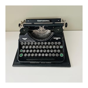 【Continental】ドイツ製 コンチネンタルアンティーク英文タイプライター 1930年代 continental コンチネンタル タイプライター 買取