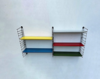 Vintage Tomado Holland Bookshelf – Mid-Century Modern Wall Unit
