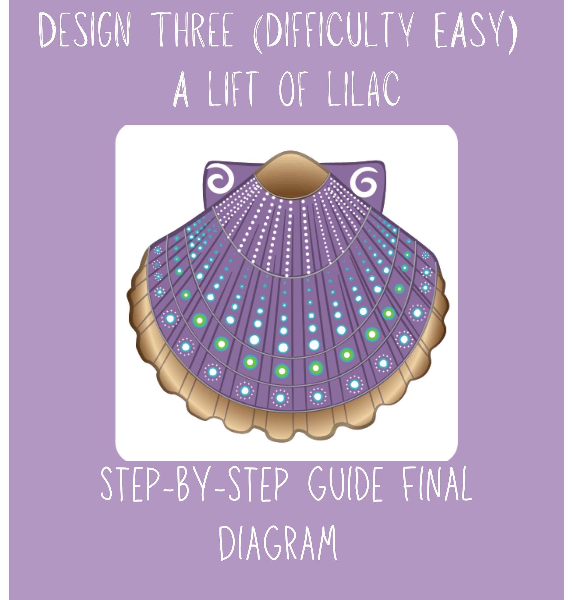 Painted Scallop Shell Pattern, Digital Download, Instant Shell Art ...