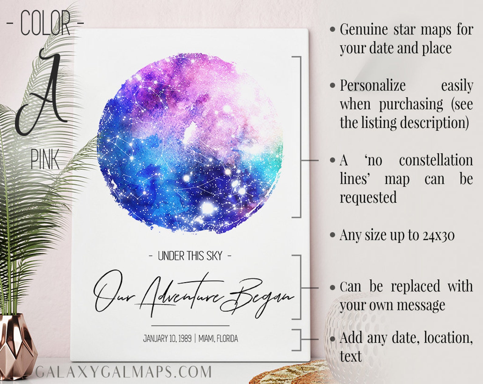Star Chart Poster Star Chart Art Print Space Decor Etsy