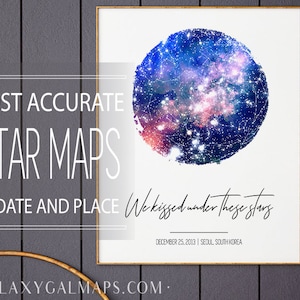 Star Map BY DATE, Star Map Personalised, Southern Hemisphere, Southern Star Sky, Space Art Print Theme, Space Decor Sky Night Map, Sky Atlas