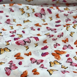 Vlinderstof - katoenen stof van topkwaliteit - kinderstofbreedte: 240 cm