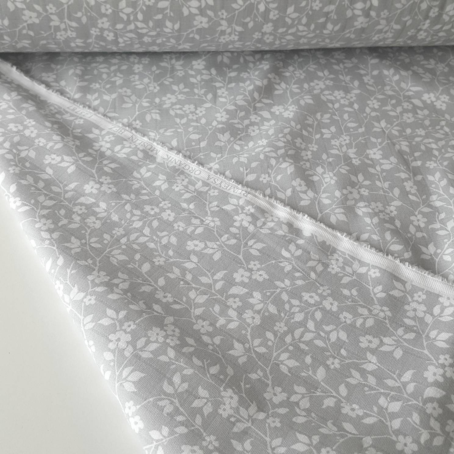 Floral Muslin Fabric Plain Muslin Fabric. Floral Print Etsy UK